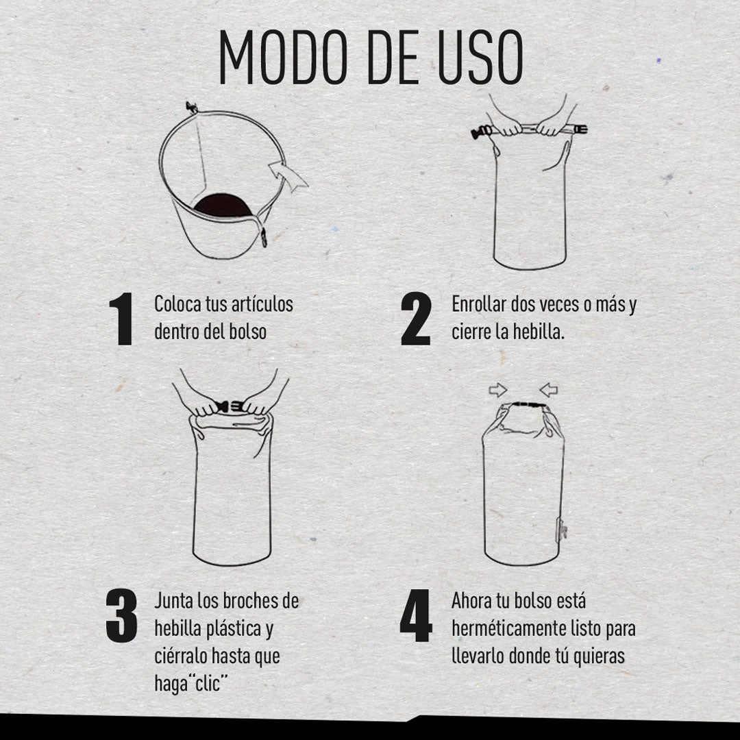 Dry Bag Serie Kechu Verde